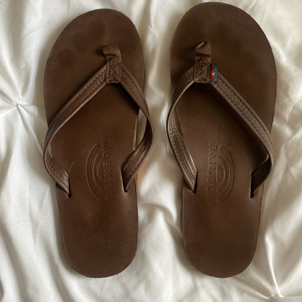 Brown Rainbow Sandals